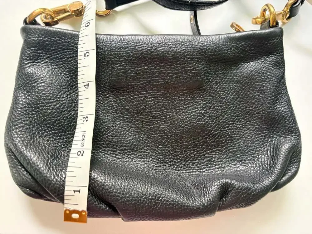 Marc by Marc Jacobs Standard Supply Workwear Black Leather Crossbody Bag